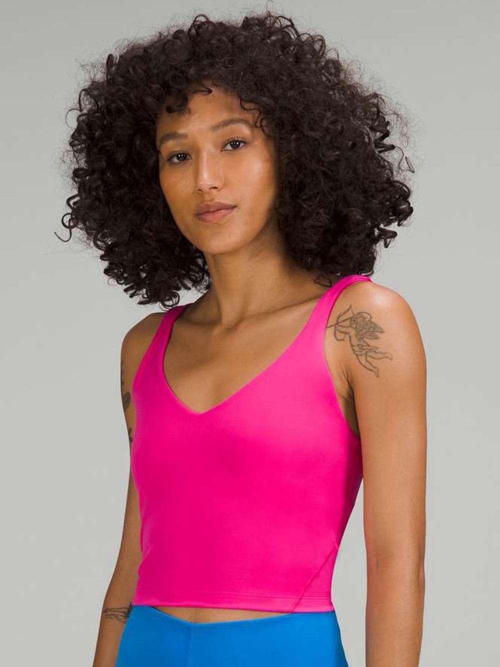 Lululemon Align Tank Top Sports Bra
A/B Cup Crop Workout Golf Yoga Sonic Pink 8
